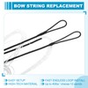 sourcing map Traditional Recurve Bow String Replacement AMO 70" in