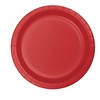 Creative Converting 96-Count Paper Dinner Plates, Classic Red