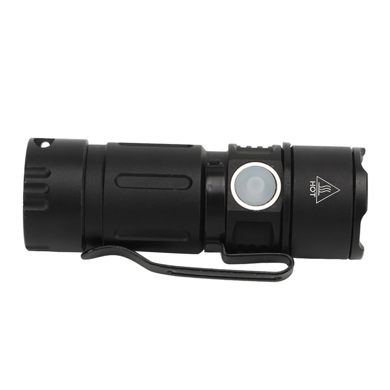 800LM Mini Flashlight Small Pocket EDC Light USB Rechargeable Keychain