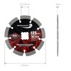 PRODIAMANT Diamond Cutting Disc X-Lock 125 mm Universal - Segmented