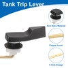 sourcing map 2Set Front Mount Universal Toilet Handle Replacement Kit
