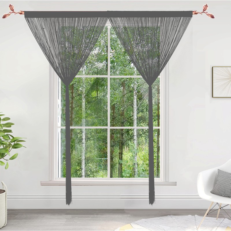 Taiyuhomes Bead String Curtains Door Fly Screen Curtain Beaded Curtain