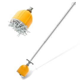 Magnetic Pickup Tool, 10LB Heavy Duty Magnet Stick with Handle, Extendable Magnet Wand for Nails, Screws & Metal Objects, Strong Magnetic Tool for Mechanics, Handyman, Garage & Home Use(Yellow)