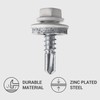 Marcopol Metal Roofing Screws 4.8 x 19 mm Self-Drilling Screws