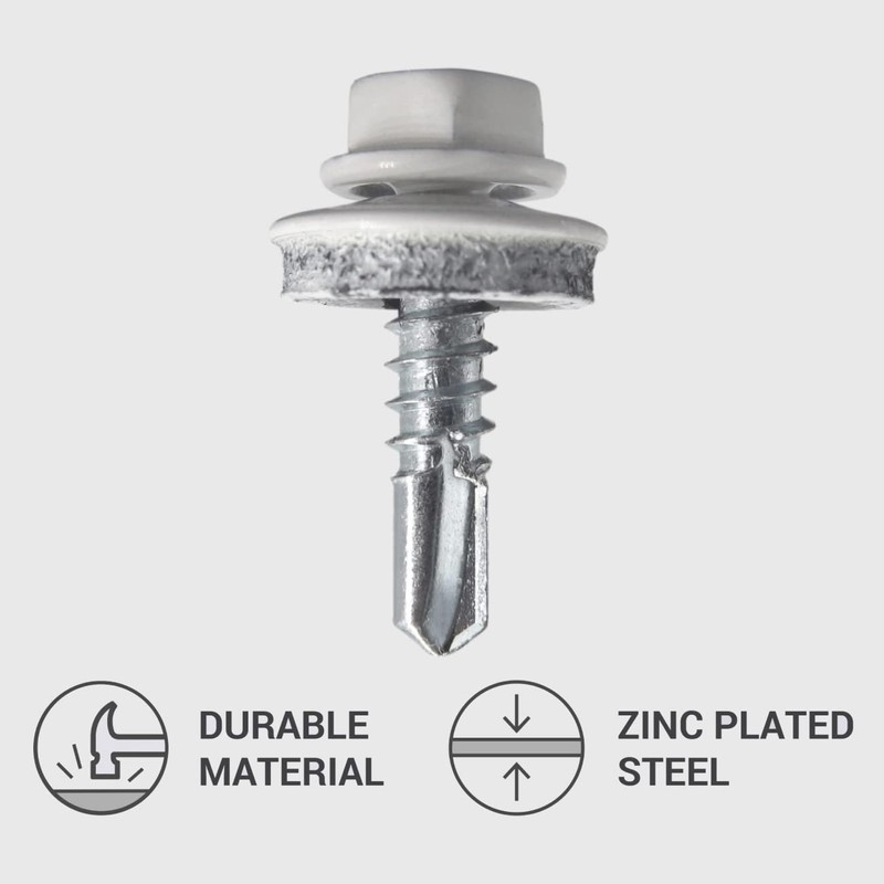 Marcopol Metal Roofing Screws 4.8 x 19 mm Self-Drilling Screws