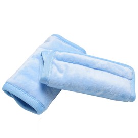 COOLBEBE Car Seat Straps Shoulder Pads for Baby Kids, Super Soft Seat Belt Covers for All Car Seats/Stroller Blue