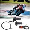 Motorcycle Handlebar Grips, 7/8 Inch 22 mm Motorcycle Throttle Grip,