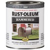 Rust-Oleum 7214502 Stops Rust Hammered Finish Paint, Quart, Gray