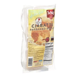 Schar Parbaked Rolls Ciabatta Gluten-Free 7 OZ (Pack of 18)