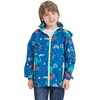 WICKHAM - chamarra impermeable para niños y niñas, con capucha