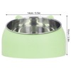 Pet Heating Bowl Nordic Stainless Steel to Protect Cervical Spine