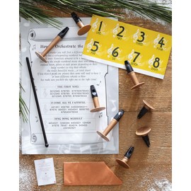 8 x 10" Handmade Party Crackers by Robin Reed - contains musical whistles