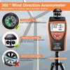LYCEBELL 8806 Wind Cup Anemometer - Precise Wind Meter with