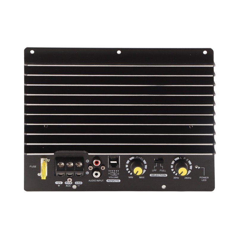 Car Amplifier Board 1000W High Power Aluminum Alloy Bass Subwoofer