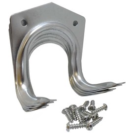 Dovetail 5 Piece Tool Hook Set | Zinc-Plated & Rust-Resistant | Ideal for Garage & Workshop Organization | Easy Installation with Included Hardware | Versatile Tool Hanging Solution