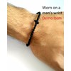 IconsGr Handmade Christian Orthodox Komboskoini, Prayer Rope Bracelet with Wooden
