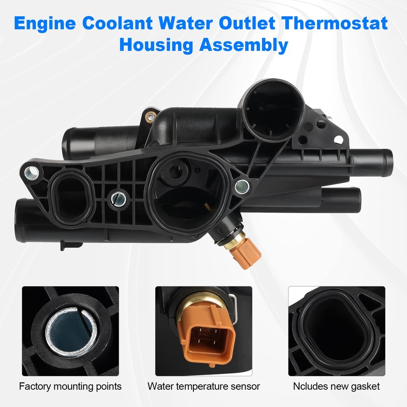 WMPHE Engine Coolant Thermostat Housing Assembly Replacement for 256002G600 Compatible