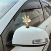 JUJINXIN 2 Pieces car Mirror Bird Deterrent,Bird Deterrent for car,Reflective
