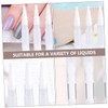 CUEMOON 6er-Pack 5ml Transparente Stift-Pinselspitze, Leere Tube der Wimpernwachstumslösung mit