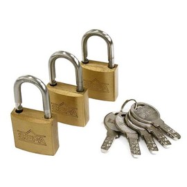High Logic G-264 Dimple Padlock, 1.2 inches (30 mm), 3 Keys, 3 Keys, 5 Keys