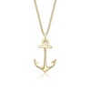 Elli Women's Necklace with Pendant Anchor 925 Silver - 45