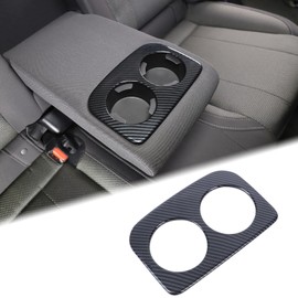 Car Rear Seat Central Armrest Cup Holder Trim Frame Compatible with Subaru Crosstrek 2023 2024 Impreza 2024 Center Console Back Row Water Cup Holder Cover Decorative Sticker ABS Interior Accessories