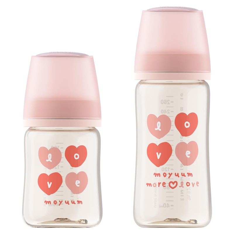 Moyuum Plastic Baby Bottle, Cute Design Makes Nursing Time More