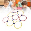 10PCS Kids Exercise Hoops Jumping Hopscotch Game Rings for Sensory