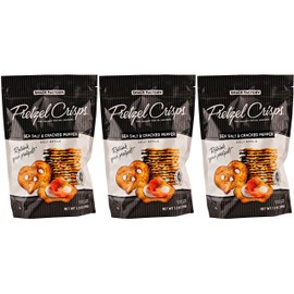 Snack Factory Sea Salt & Cracked Pepper Pretzel Crisps 7.2oz (Pack of 3)