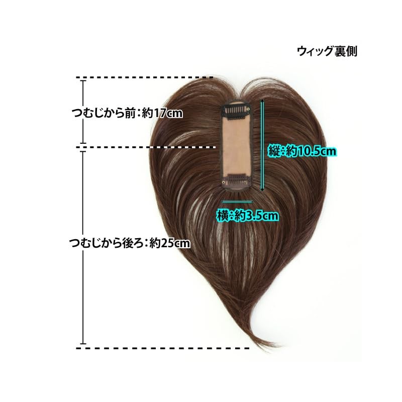 Gray Hair Concealing Wig Parting Type Light Gray Hair