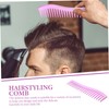 WOONEKY Men Wide Tooth Hair Comb Durable Abs Styling Brush