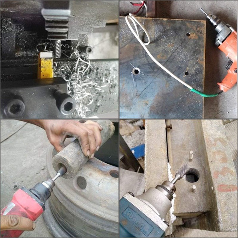 Juego de fresas rotativas de carburo de doble corte