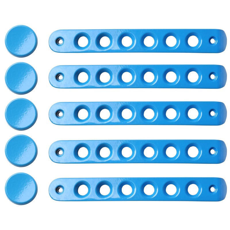 PKEDUO Blue Door Handle Inserts + Push Button Covers Compatible