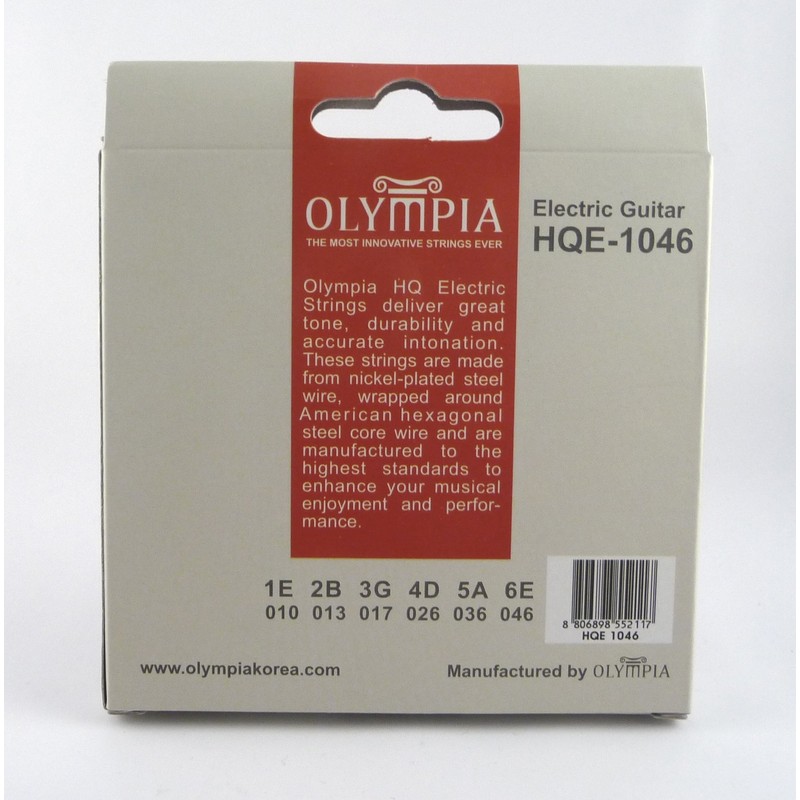 Olympia HQ electric guitar strings 10-46 gauge