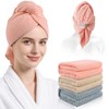 3 Pack Microfiber Hair Drying Towels for Women, Super Absorbent
