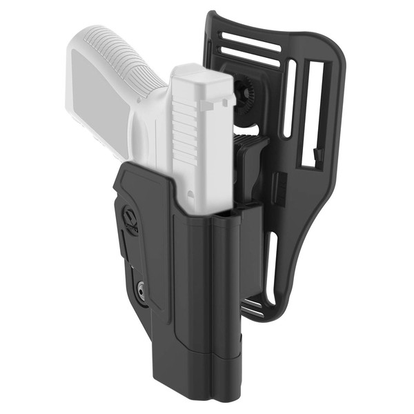 Orpaz 1911 Holster, Right-Hand Modular OWB Holster (Level II Retention, Low-Ride Holster)