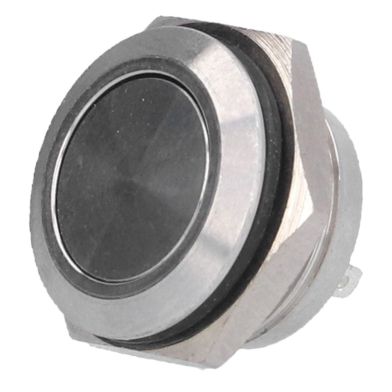 5Pcs Flat Top Button Switch Stainless Steel Waterproof Screw Terminal