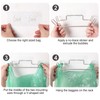 OYSIR Stainless Steel Trash Bag Holder for Kitchen Cabinets Doors
