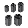 sourcing map Clip-on Ferrite Ring Core Anti-interference Noise for 3mm/