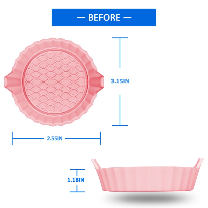 JINGSEN Car Cup Holder Coaster,Non-Slip Car Cup Holder Coasters,Universal Car