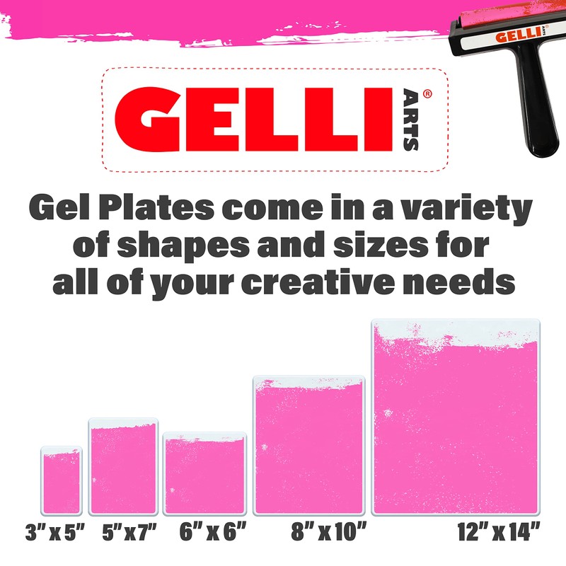 Gelli Arts GL013964721027 9" x 12" Clear Gel Printing Plate