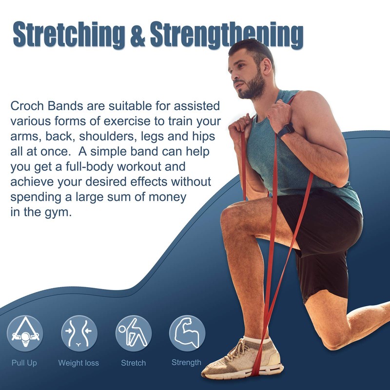 Croch Resistance Band for Pull-Ups Made of Natural Latex Resistance