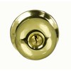 Yale Security D3406301 YH Collection Cambridge Knob in Polished Brass