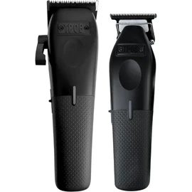 TPOB Play Barber Hair Clipper and Trimmer for Men 7500 RPM with Rubber Grips (Blackout 2 Set)
