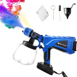Paint Sprayers for Home Interior and Exterior 550W Electric Paint Sprayer Hand Held Spray Gun System for Gloss, Satin, Varnish - 1000ML