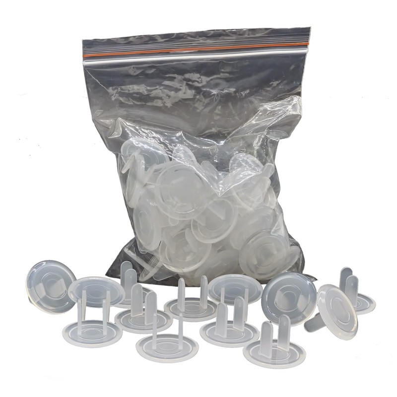 Baby Proofing Outlet Safety Cover for American Electrical Plug, Clear,