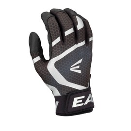 Easton | MAV GT Baseball Batting Gloves | Black/Black | Adult Small