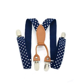 Anshili Pack of 2 Children's Braces 4 Clips Y-Shape – 2.5 cm Wide, F