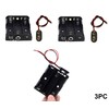 LAMPVPATH 3 Pcs 3 x 1.5V (4.5V) AA Battery Holder