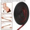 10m D Type Rubber Seal Strips for Window Door Trunk